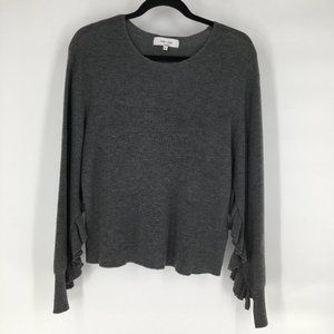 JOHN+JENN Ruffles Sleeve Sweater (W2-170)